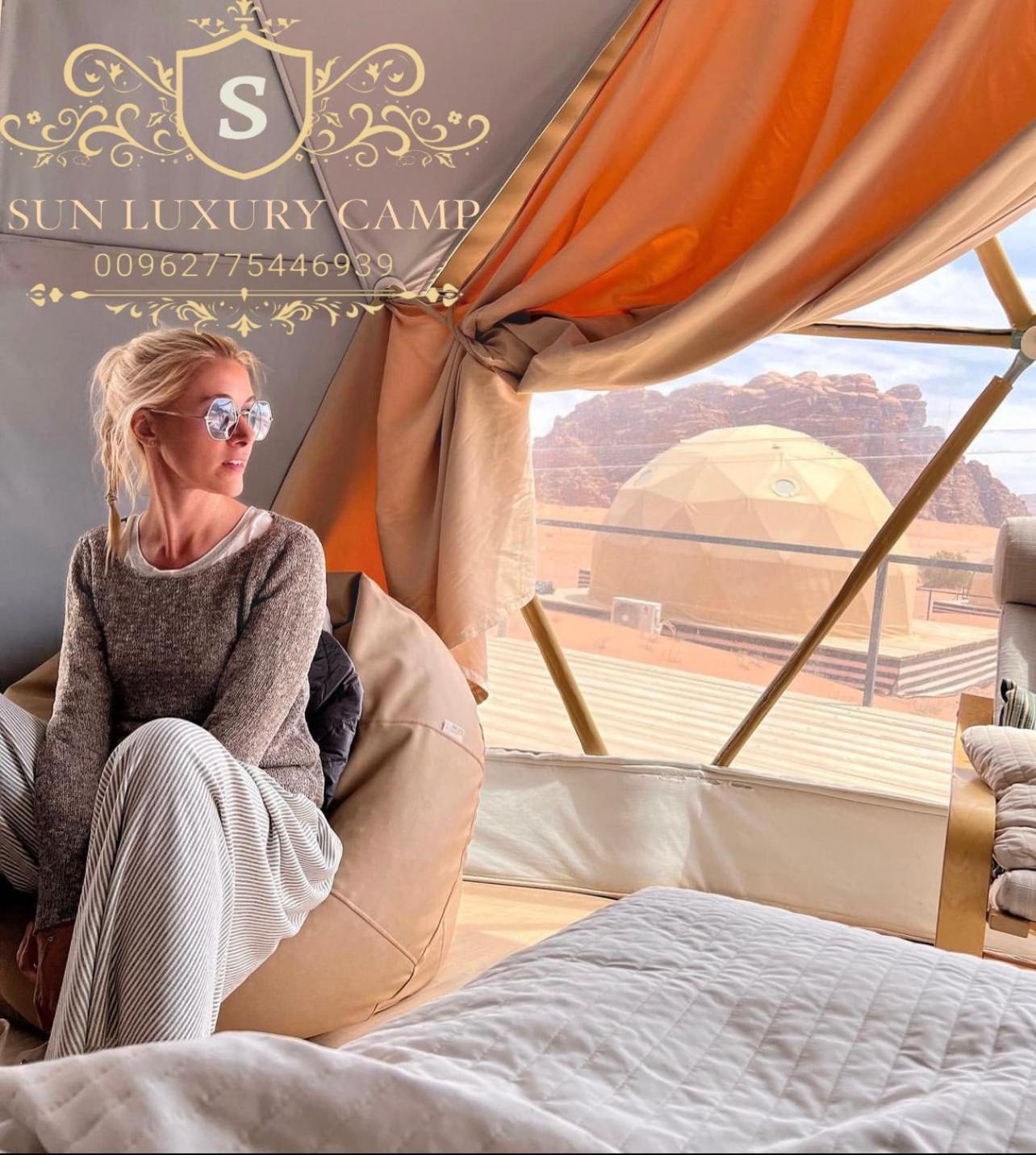 Sun Luxury Camp &Tour Leilighet Wadi Rum Eksteriør bilde